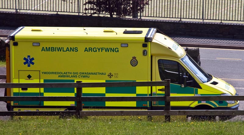 Ambulant Wales Militär