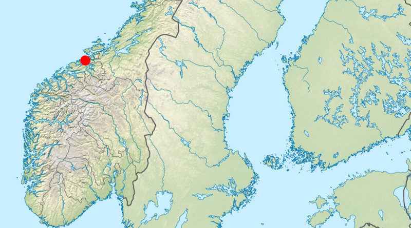 Landkarte Atlantikstraße Norwegen