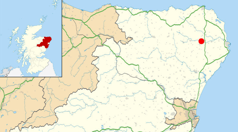 Landkarte Old Deer Aberdeenshire