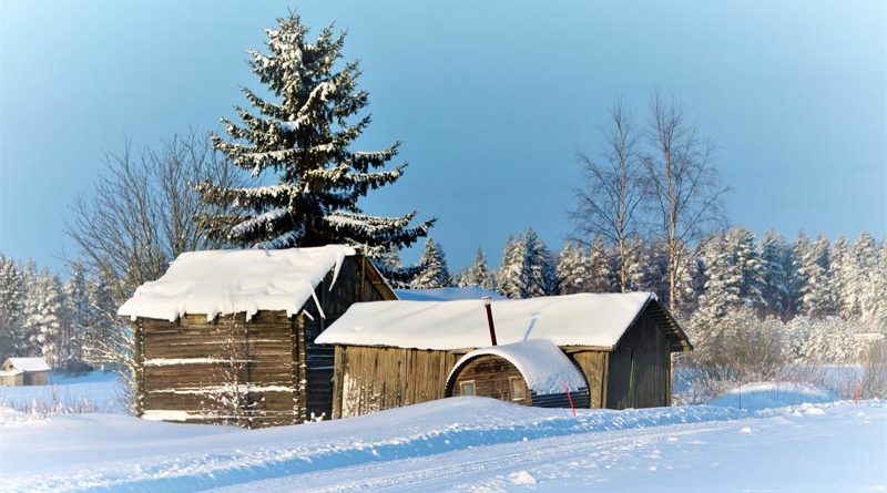 Weihnachtssauna Finnland