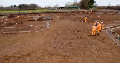 England: Wohlhabende römische Siedlung bei Arbeiten an Bahntrasse freigelegt