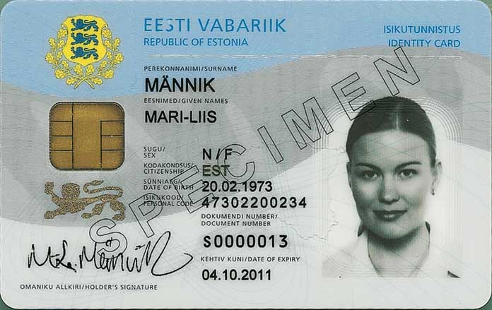 Estland digitaler Personalausweis