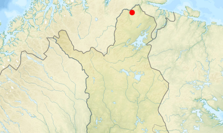 karte finnisch lappland