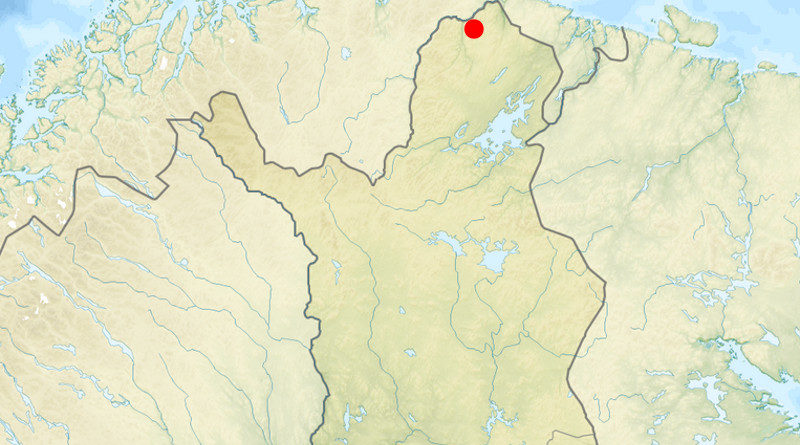 karte finnisch lappland