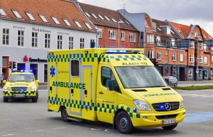 Rettungswagen Dänemark
