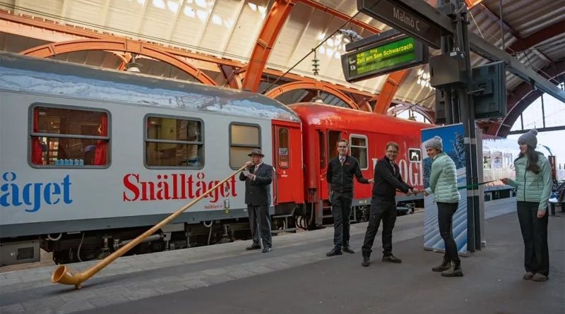 Zugverbindung Schweden Dänemark Österreich