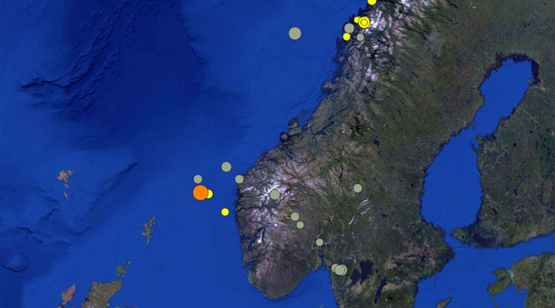 Erdbeben Norwegen Nordsee