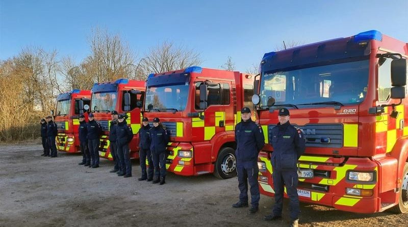 Spende Feuerwehrautos Dänemark