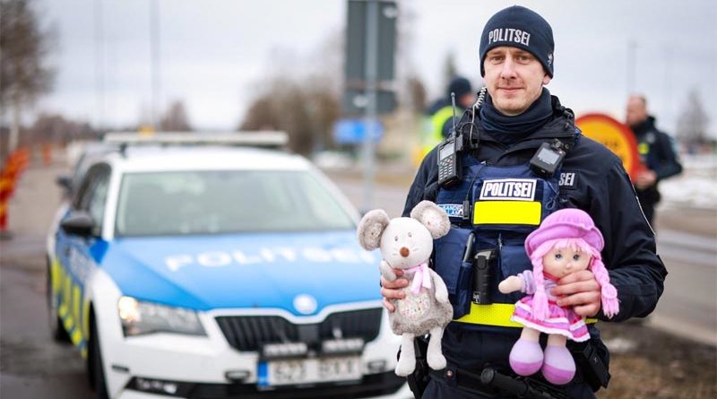 Kuscheltiere Estland Polizei