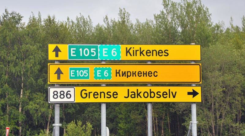 Kirkenes Grenze Russland Norwegen