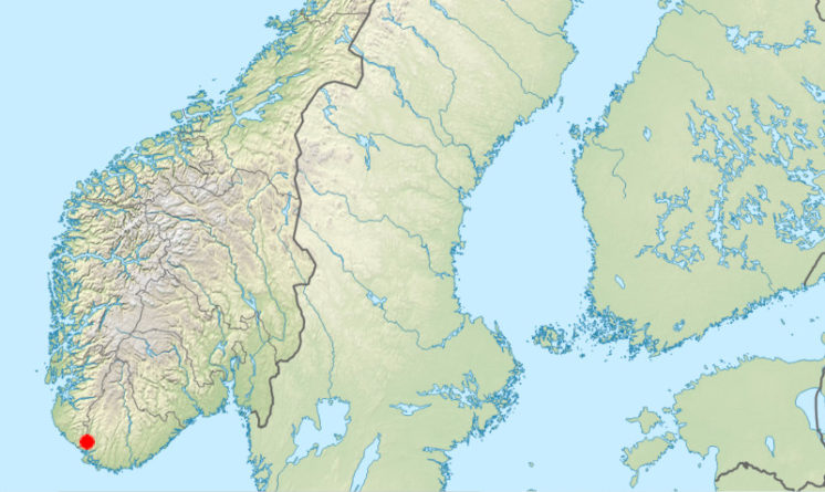 landkarte bootsgrab norwegen