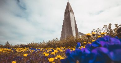 Sommeranfang isländischer Feiertag