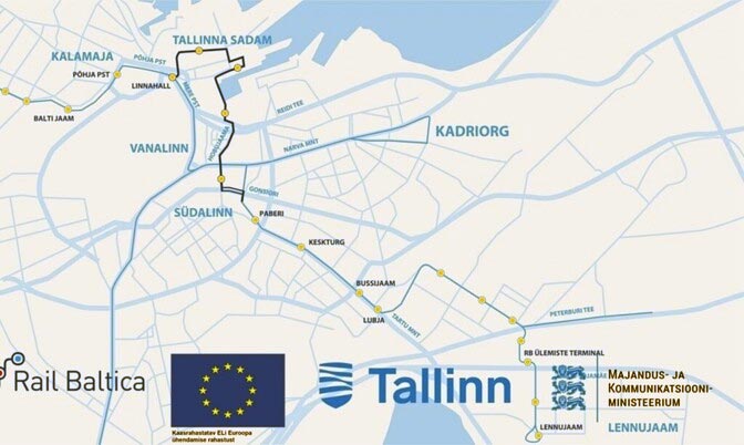 Neue Straßenbahnlinie in Tallinn