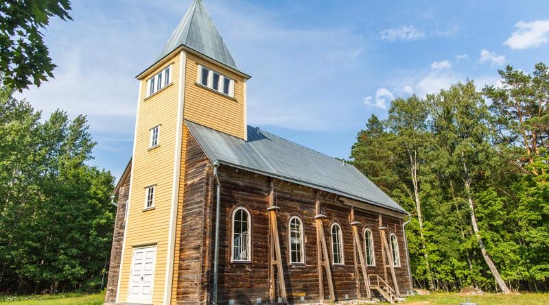 Maarja-Kirche auf der Insel Naissaar (dt. Nargen)