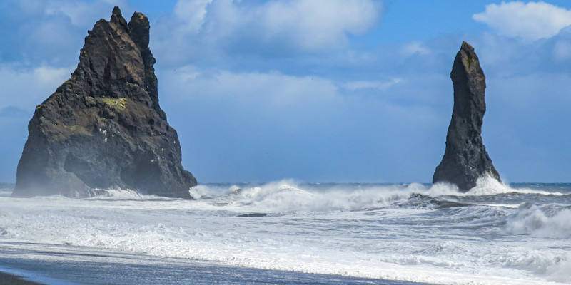 schwarzer strand island