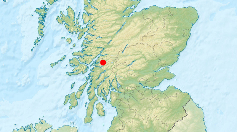 landkarte glen coe