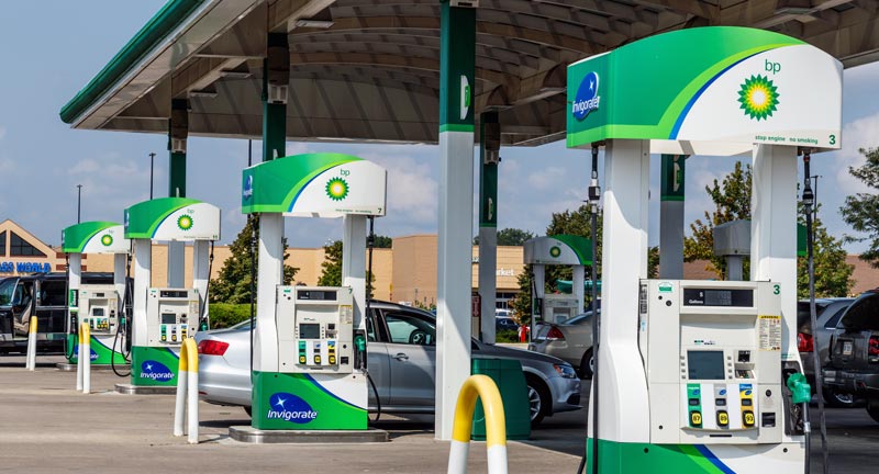 BP Tankstelle Gewinn