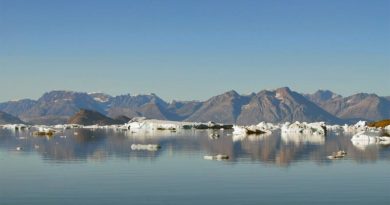 Grönland Eis schmilzt