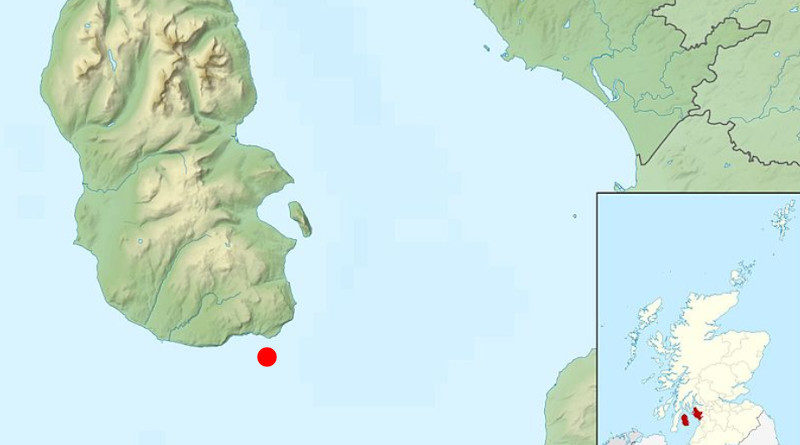 Pladda Lage Westschottland