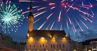Feuerwerk Tallinn