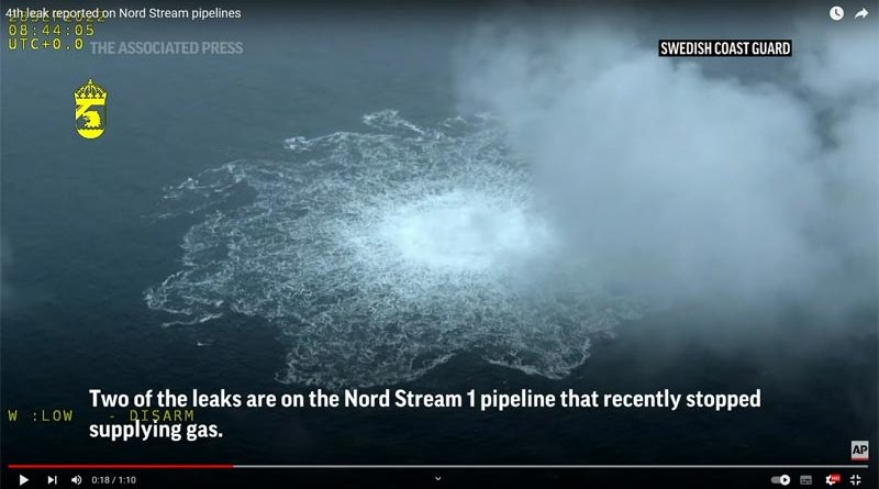 4. Nord stream Leck Video