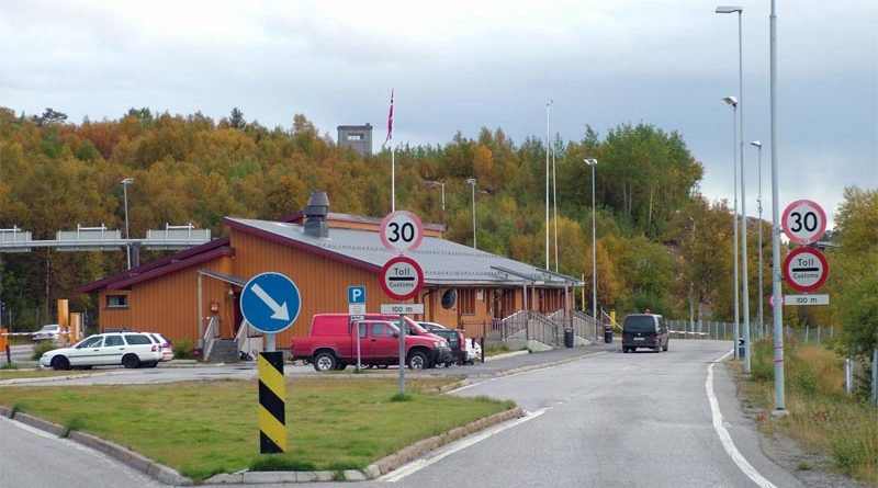 Storskog Grenzübergang Norwegen Russland