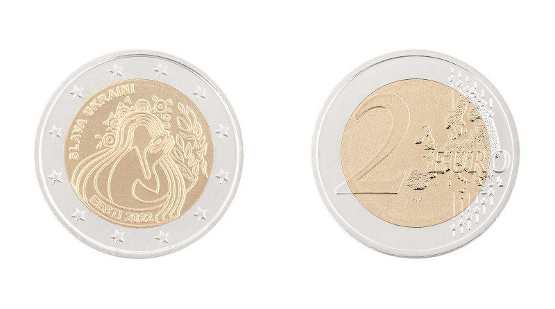 estland muenze ukraine 2 euro