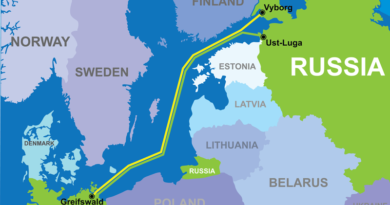 Nord Stream Pipeline Karte