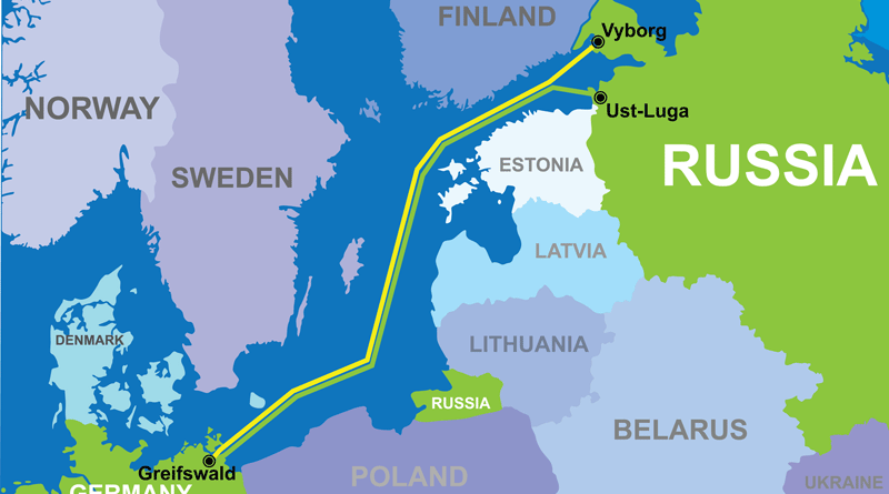 Nord Stream Pipeline Karte