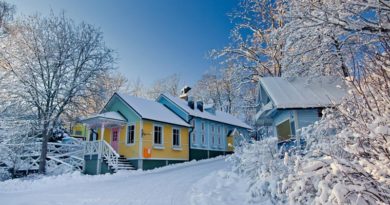 Weiße Weihnacht Finnland