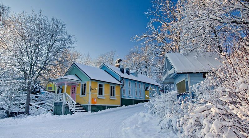 Weiße Weihnacht Finnland