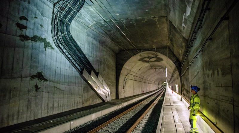 Follobanen Tunnel Norwegen