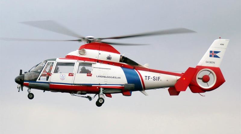 Küstenwache Island Hubschrauber
