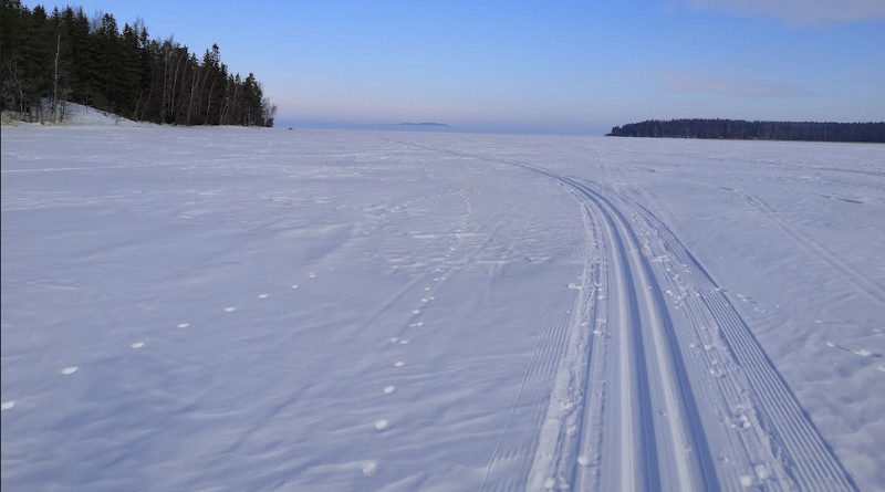 schneespur Finnland