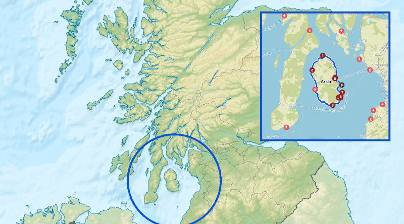 arran isle route