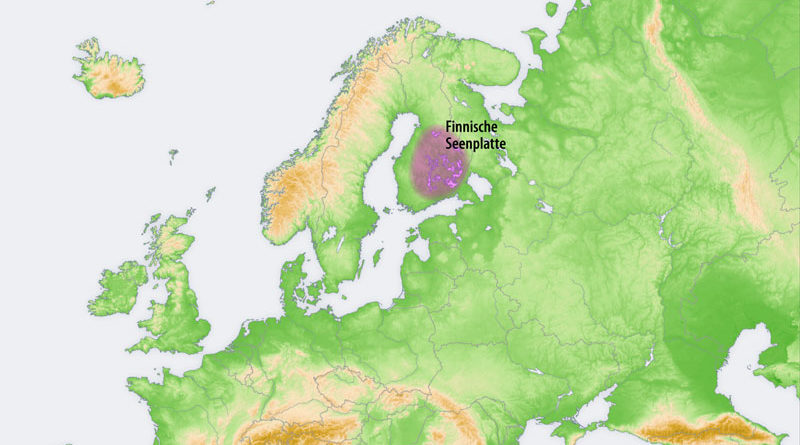 Finnische Seenplatte Lage