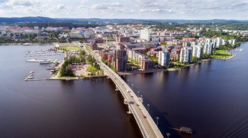 Finnische Stadt Jyväskylä Hafen