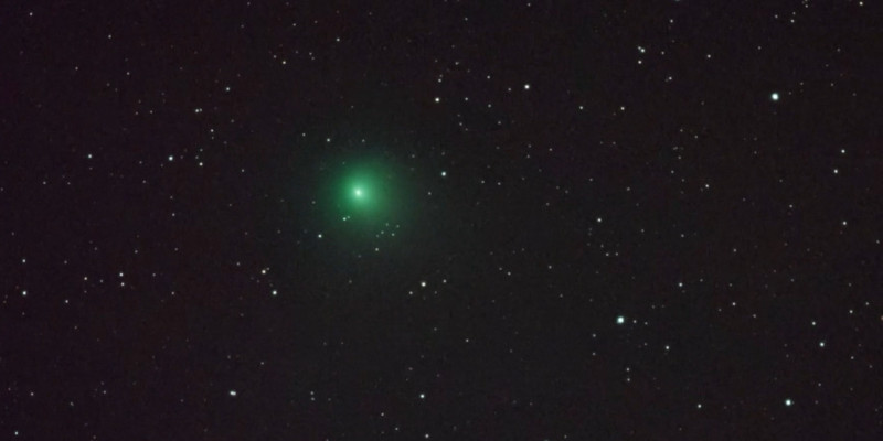 grüner komet