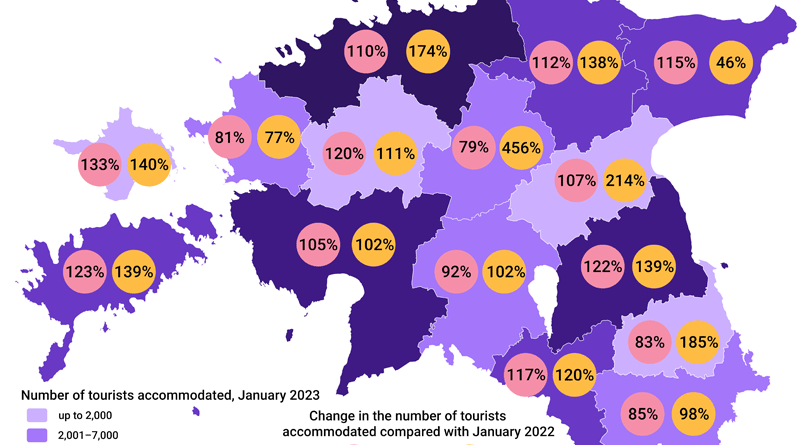 Übernachtungen Tourismus Estland