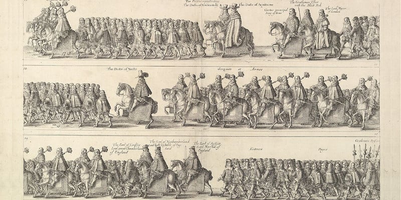 Coronation of King Charles II.