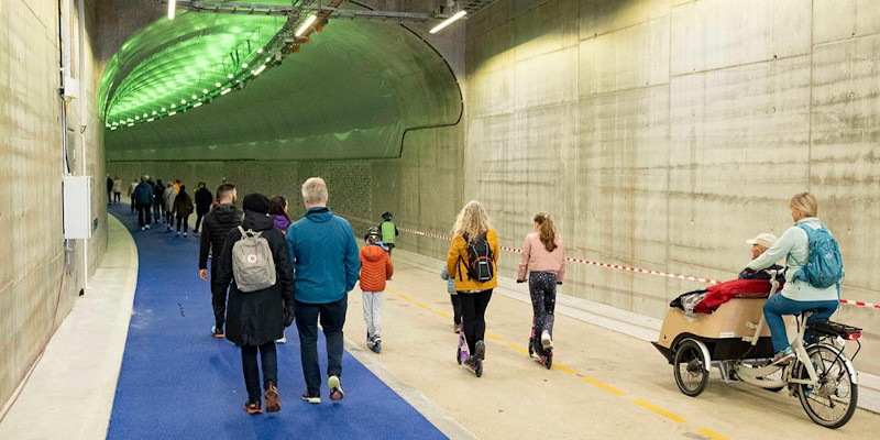 fahrradtunnel bergen