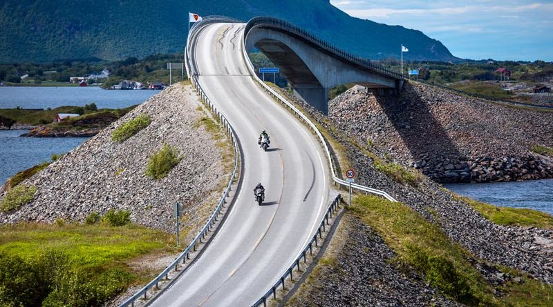 Atlantikstraße Landschaftsroute Norwegen