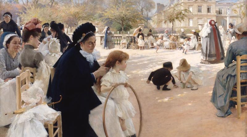 Albert Edelfelt Jardin du Luxembourg in Paris