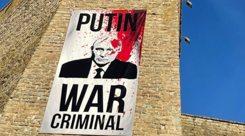 plakat putin kriegsverbrecher narva