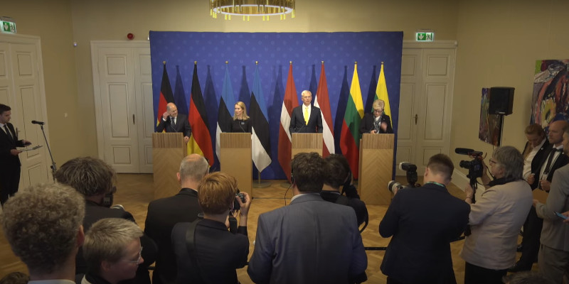 Kanzler Scholz in Estland: „Sind bereit, jeden Quadratzentimeter NATO-Territorium zu verteidigen“