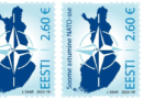 Estland gibt eine Briefmarke anlässlich des NATO-Beitritts Finnlands heraus