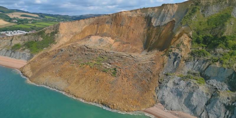 Jurassic Coast Klippenabsturz