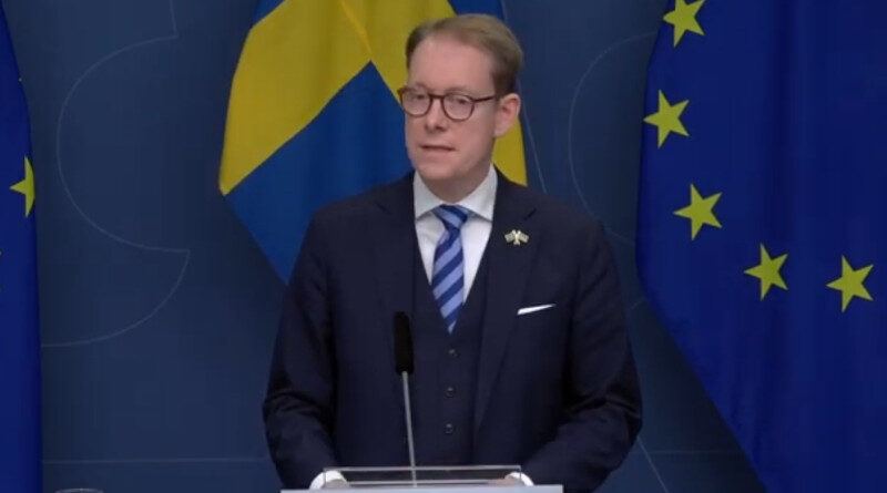 Außenminister Schweden Tobias Billström 1