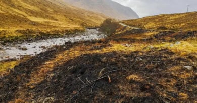 Lagerfeuer Glen Coe