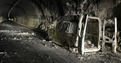 Autobrand Tunnel Norwegen 1